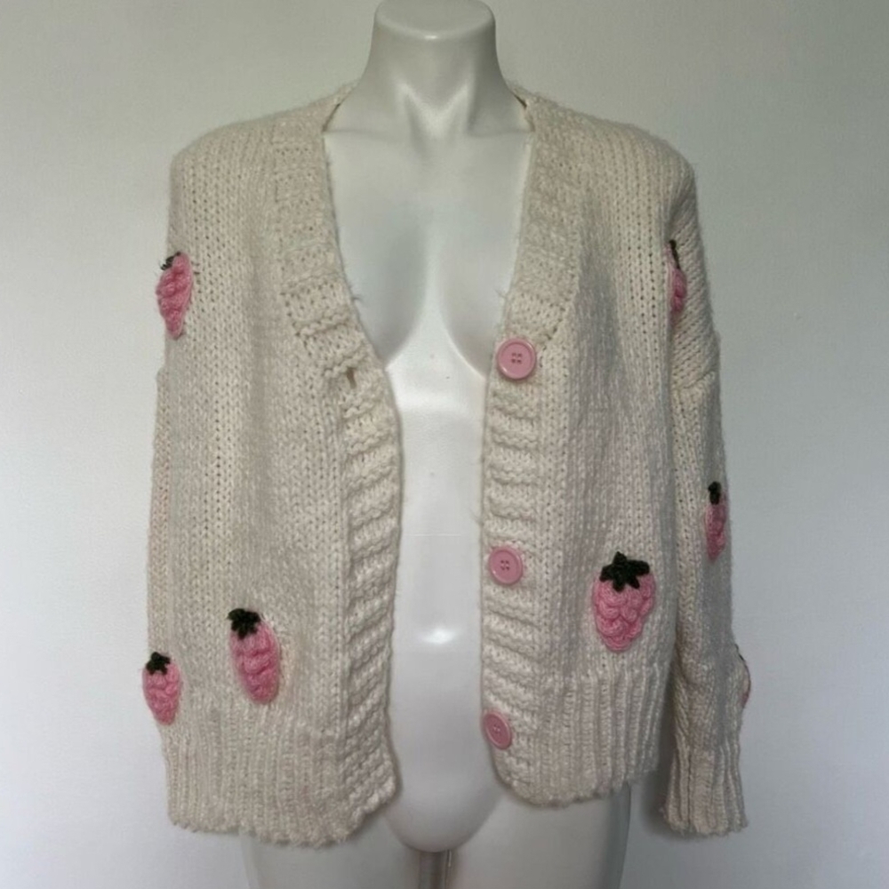 Knit Berry Cardigan - Picture 3 of 7